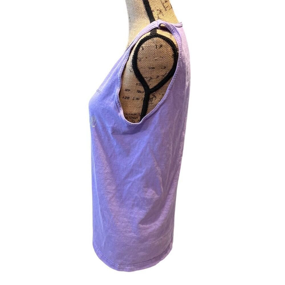 *3/$15 Comfort Colors Women's Small Purple Tank Top Casual Summer - Picture 4 of 8
